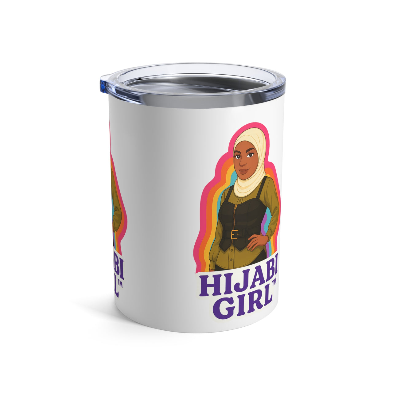 Cute Hijabi Girl™ Tumbler – 10oz Insulated Travel Mug - Modestly Vogue 
