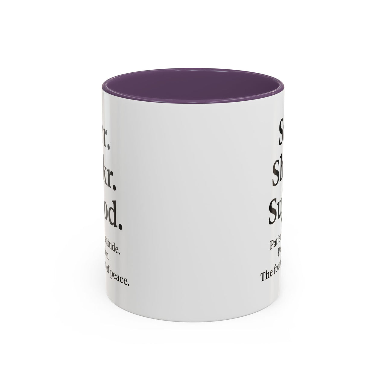 Accent Coffee Mug – 11oz Sabr.Shukr.Sujood - Modestly Vogue 