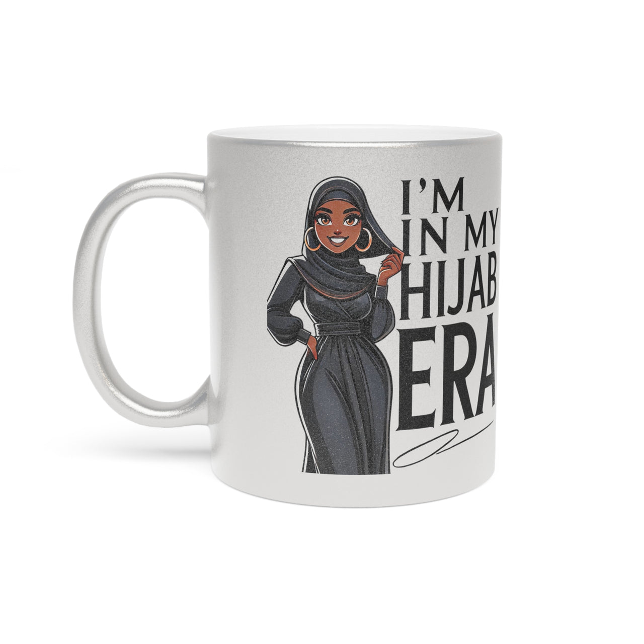Hijabi Girl™ Metallic Mug – Islamic Quote Coffee Cup - Modestly Vogue 