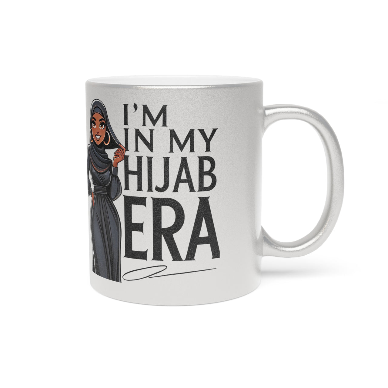 Hijabi Girl™ Metallic Mug – Islamic Quote Coffee Cup - Modestly Vogue 