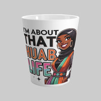 Colorful Hijab Life Latte Mug – Empowerment Gift for Her - Modestly Vogue 
