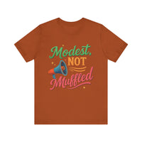 Modest Not Muffled Tee – Islamic Empowerment Hijabi T-Shirt - Modestly Vogue 