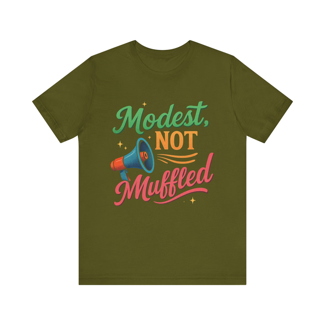 Modest Not Muffled Tee – Islamic Empowerment Hijabi T-Shirt - Modestly Vogue 