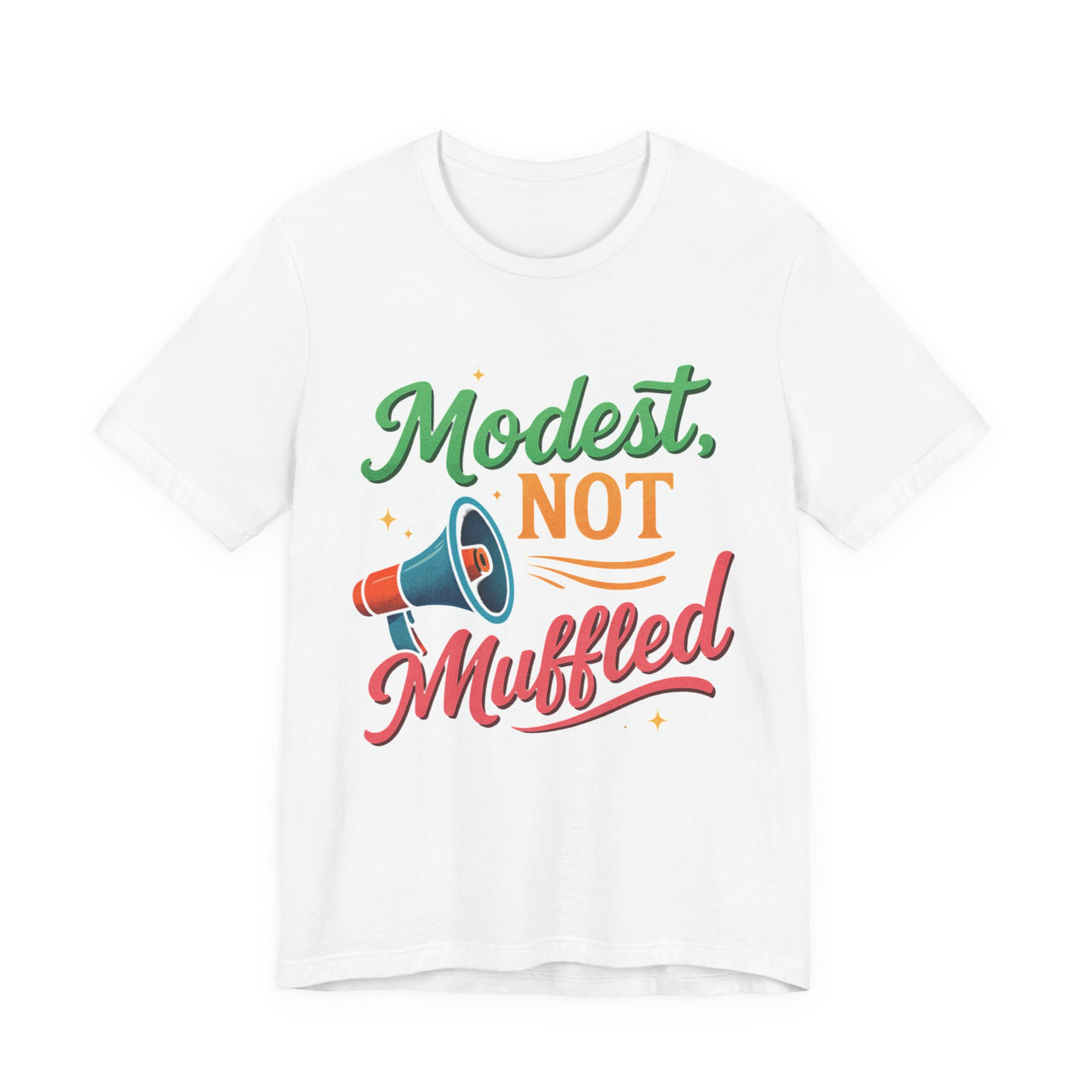 Modest Not Muffled Tee – Islamic Empowerment Hijabi T-Shirt - Modestly Vogue 