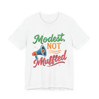 Modest Not Muffled Tee – Islamic Empowerment Hijabi T-Shirt - Modestly Vogue 