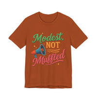 Modest Not Muffled Tee – Islamic Empowerment Hijabi T-Shirt - Modestly Vogue 