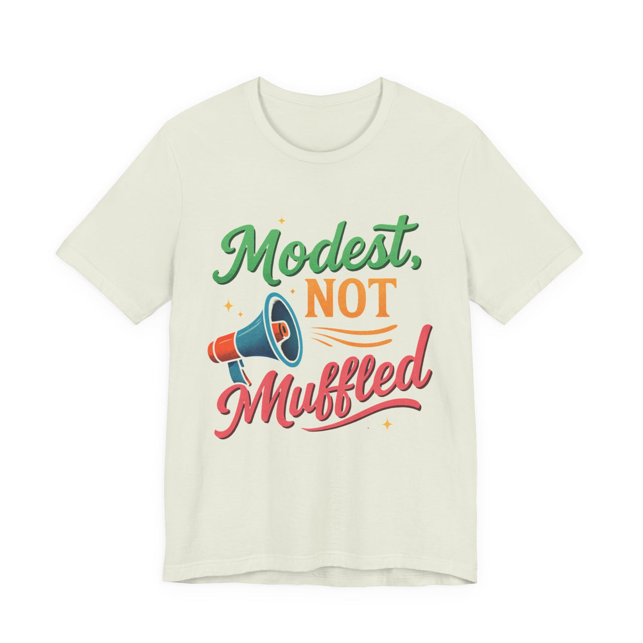 Modest Not Muffled Tee – Islamic Empowerment Hijabi T-Shirt - Modestly Vogue 