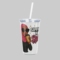 Chic Travel Tumbler – Signature Hijabi Girl™ Design 20 oz. - Modestly Vogue 