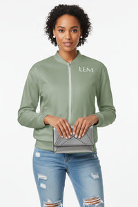 LEM Sage Bomber Jacket - Modestly Vogue 