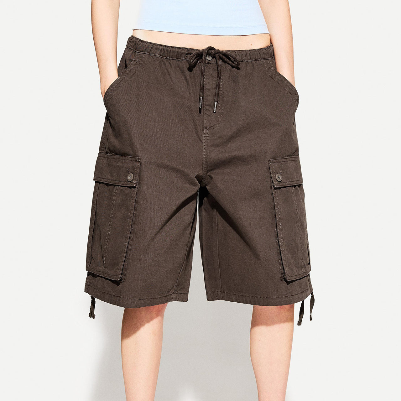 Workwear Shorts Summer Loose Shorts Quality All-Match Thin Trendy Trendy Capris Pants