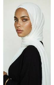 Taupe Aire Chiffon Hijab | Lightweight & Elegant Draped Scarf - Modestly Vogue 