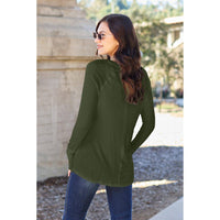 Basic Bae Full Size Round Neck Long Sleeve T-Shirt - Modestly Vogue 