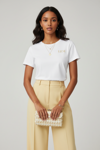 Women’s high-waisted t-shirt - Modestly Vogue 