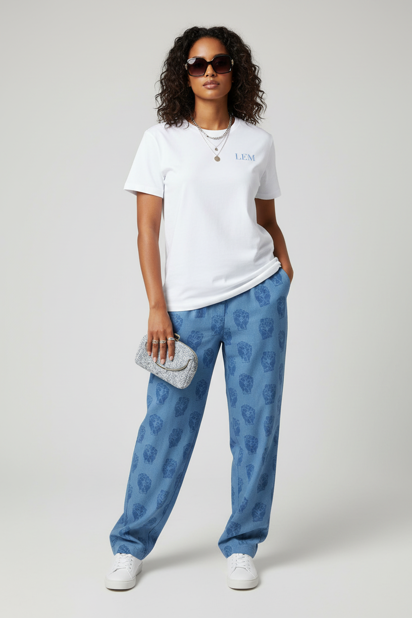 LEM Core Tee | Blue Mist - Modestly Vogue 