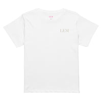 LEM Core White Tee | Sand - Modestly Vogue 