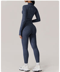 Yoga Clothes High Grade Women Outdoor Training Running Sports Long Sleeved Fitness Clothes Two Piece Sets